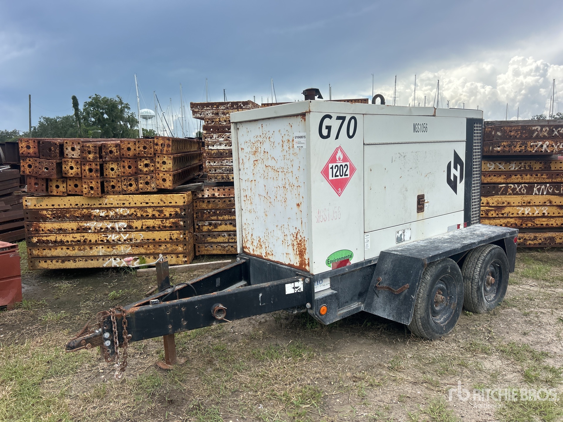 Doosan G70WJD-2A-T3 50 kW Mobile 50 kW Generator Set