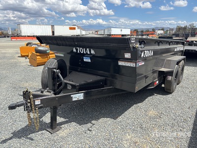 2026 Industrias America 7014 14 ft T/A Dump Utility Trailer (Unused)