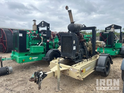 2018 Pioneer PP66S12 Trailer-Mounted Water Pump (Inoperable)