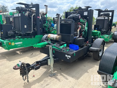 2018 Premier HE6W8 Trailer-Mounted Water Pump (Inoperable)