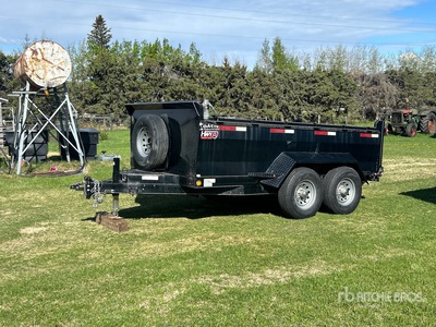 2016 Oasis 8399 lb 12 ft T/A Equipment Trailer