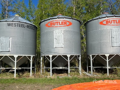Butler 3 Ring Hopper Grain Bin
