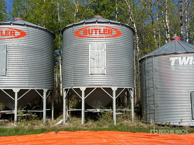 Butler 3 Ring Hopper Grain Bin