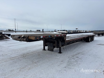 2013 Manac Tri/A 53 ft Extendable Step Deck Trailer