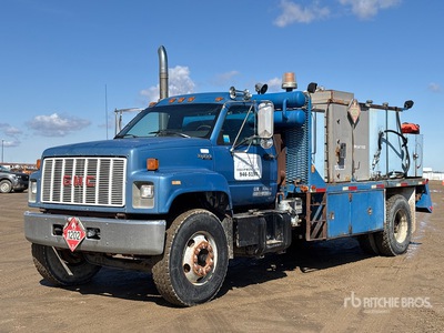 1992 GMC Topkick SL 4x2 Fuel and Lube Truck