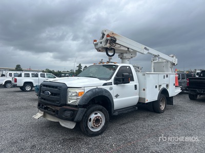 Altec on 2013 Ford F-450 XL 4x2 Cable Placer Bucket Truck