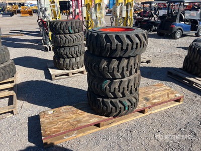 Quantity of (4) 10x16.5 Tires (Unused) - Fits Kubota