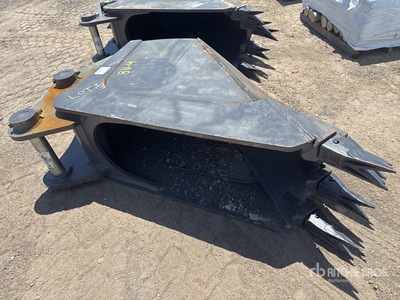 24 in V-Bottom Rock Excavator Bucket - Fits Komatsu 210 (Unused)