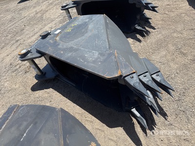 24 in V-Bottom Rock Excavator Bucket - Fits Komatsu 210 (Unused)