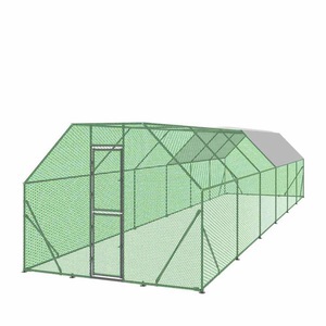 TMG CRS1040 10 ft x 40 ft Mesh Chicken Run & Coop (Unused)