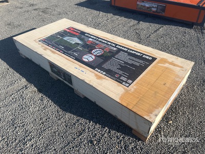 TMG MSC1220 12 ft x 20 ft Metal Abri d'Auto (Unused)