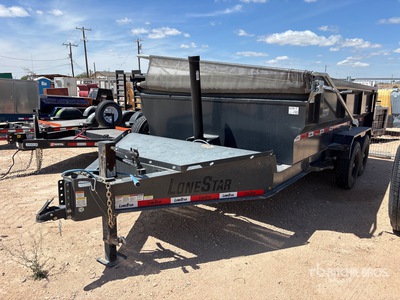 2024 Metalium 14 ft T/A Dump Utility Trailer