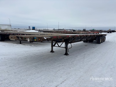 2008 Manac 53 ft Tri/A Flatbed Trailer