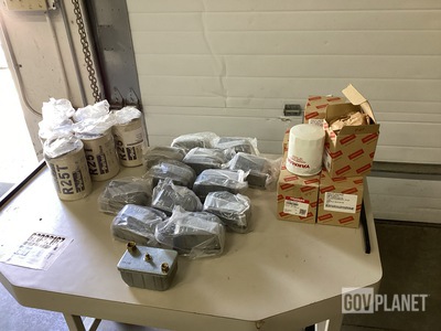 (13) Master Filter Elements, (6) Fuel/Water Separators & (8) Oil Filters