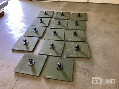 (14) Northrop Grumman 903595-1 Portable Ramball Display Mount Assemblies