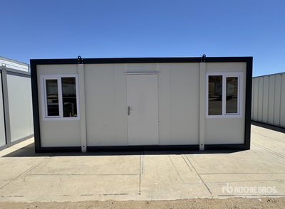 20 ft x 8 ft Skid-Mounted Oficina móvil