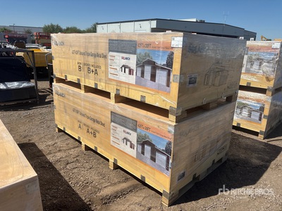 2026 SDL4230TGMS 42 ft x 30 ft Triple Garage Metal Cobertizo (Unused)