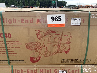 2026 MGC40-BLUE 3 TT E-Trike Mini سكوتر (Unused)