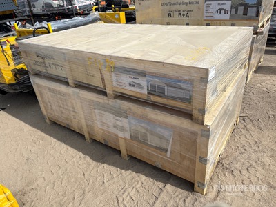2026 SDL2533DGMS 25 ft x 33 ft Double Garage Metal Shed (Unused)
