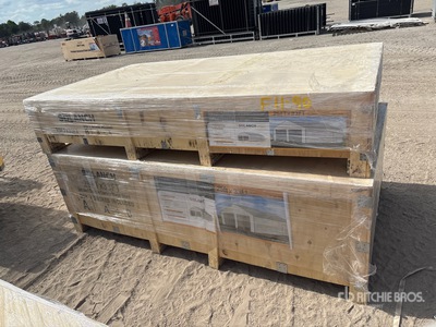2026 SDL2533DGMS 25 ft x 33 ft Double Garage Metal Shed (Unused)