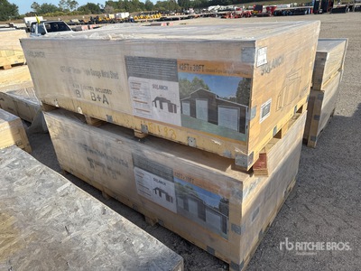 2026 SDL4230TGMS 42 ft x 30 ft Triple Garage Metal Shed (Unused)