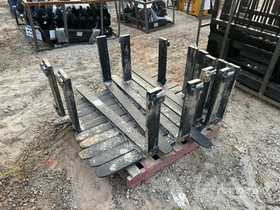 Quantity of (16) 2026 Mower King SA 48 in Skid Steer Forks (Unused)