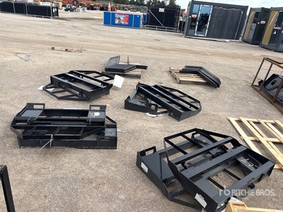2026 Mower King SA Qty of 8 Skid Steer Forks (Unused)