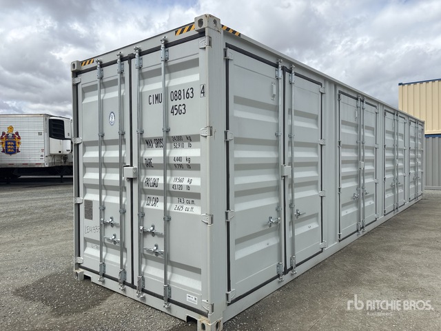 2026 40 ft High Cube Multi-Door Storage Container