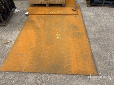 2026 AGT 5ft x 8ft Qty of 2 Steel Plates (Unused)