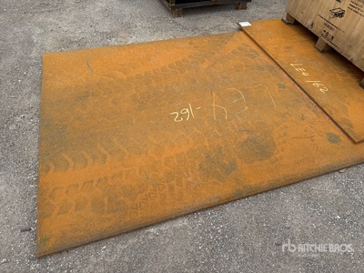 2026 AGT 5ft x 8ft 5 ft x 7 ft 10 in (1 in Thick) Qty of 2 Placas de acero (Unused)