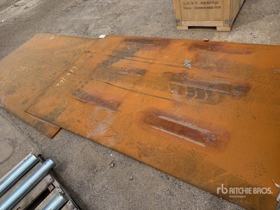 2026 AGT 5ft x 8ft 5 ft x 7 ft 10 in (1 in Thick) Qty of 2 Placas de acero (Unused)