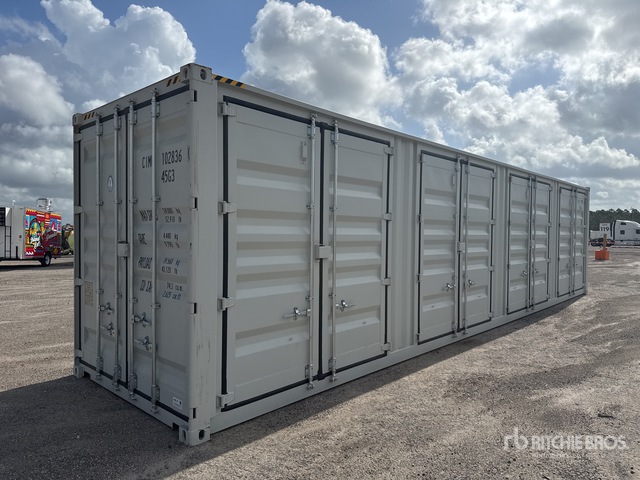 2025 40 ft High Cube Multi-Door Storage Container