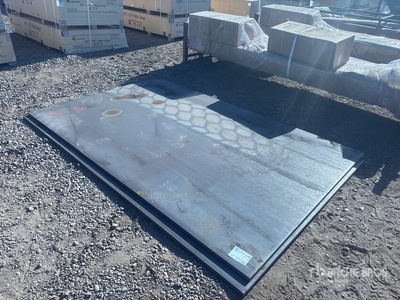 Quantity of (2) 2026 AGT 5 ft x 8 ft Steel Plates (Unused)