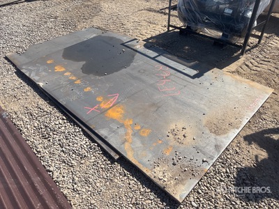 Quantity of (2) 2026 AGT 5 ft x 8 ft Steel Plates (Unused)