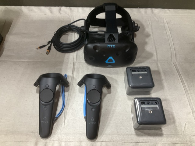 (2) HTC VIVE VR Headsets (2) HTC VIVE VR Headsets