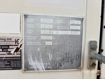 2011 Terex TCC60 Telescopic Crawler Crane