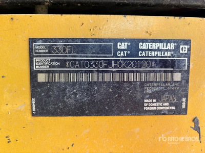 2018 Cat 330F L Long Reach Excavadora de Cadenas