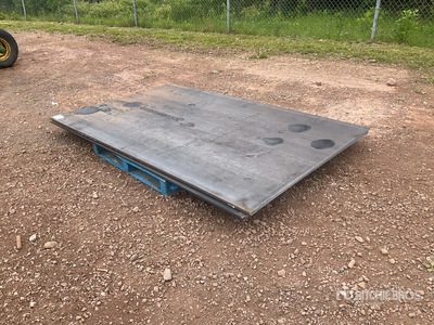 Quantity of (2) 2026 AGT 5 ft x 8 ft (0.75 in Thick) Steel Plates (Unused)