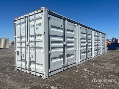 2025 40 ft High Cube Multi-Door Storage Container