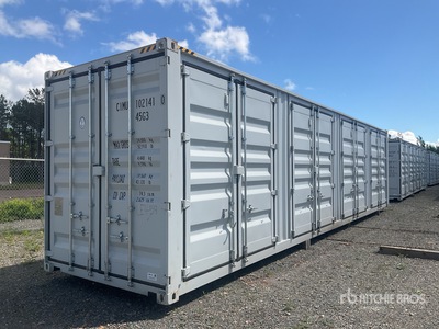 2025 40 ft High Cube Multi-Door Storage Container