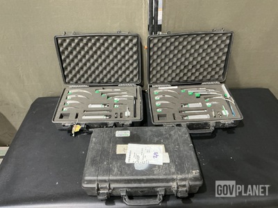 (3) Welch Allyn MIL5062 Comprehensive Laryngoscope Kits