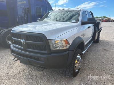 2018 Ram 4500 4x4 Crew Cab Flatbed Truck