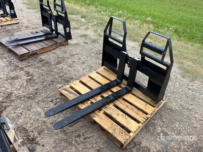 Quantity of (5) 2026 AGT SSCPF48-6600-WFF 48 in Skid Steer Forks (Unused)