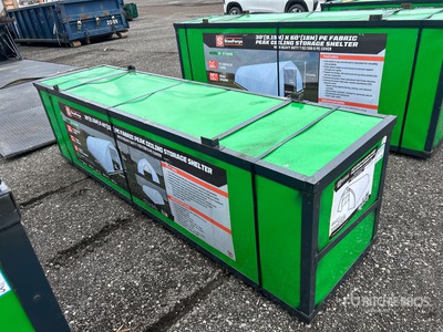 2026 StanForge ST3040E 30 ft x 40 ft Peak Ceiling Edificio de almacenaje (Unused)