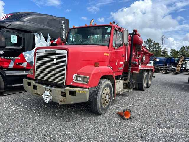 2007 Presvac Systems on 1991 Freightliner FLD120 6x4 Vacuum Tanker Truck