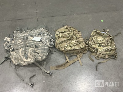 (5) Large Field Pack Sets, (9) Medium Rucksacks & Assorted Items