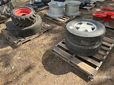 Quantity of (2) Pallets of Misc. Wheels & Neumáticos
