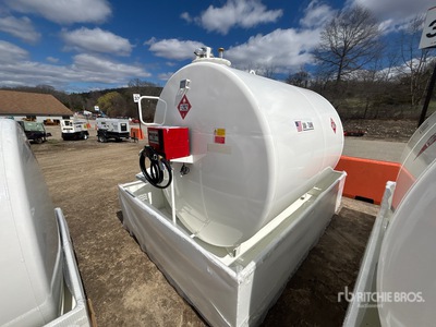 2026 AM Tank 2300N 2376 gal Skid Mounted Steel Diesel Fuel Tank (Unused)