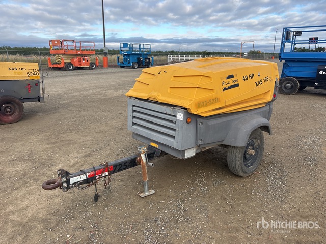 2014 Atlas Copco XAS 185 Mobile Air Compressor