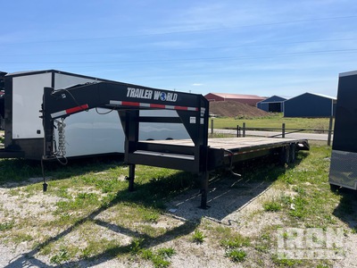 2022 Trailer World 8300 lb 35 ft T/A Gooseneck Przyczepa do sprzętu